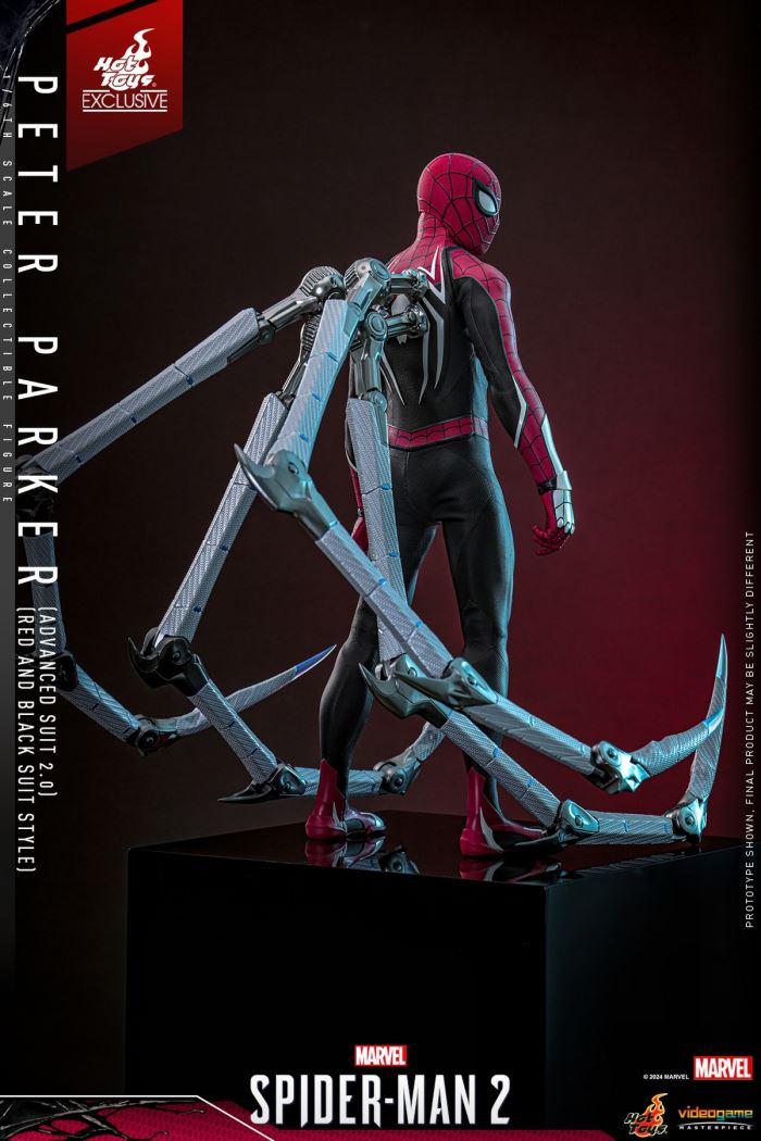 Marvel Spider-Man 2 Peter Parker (Advanced Suit 2.0 Red and Black Edition) 1/6