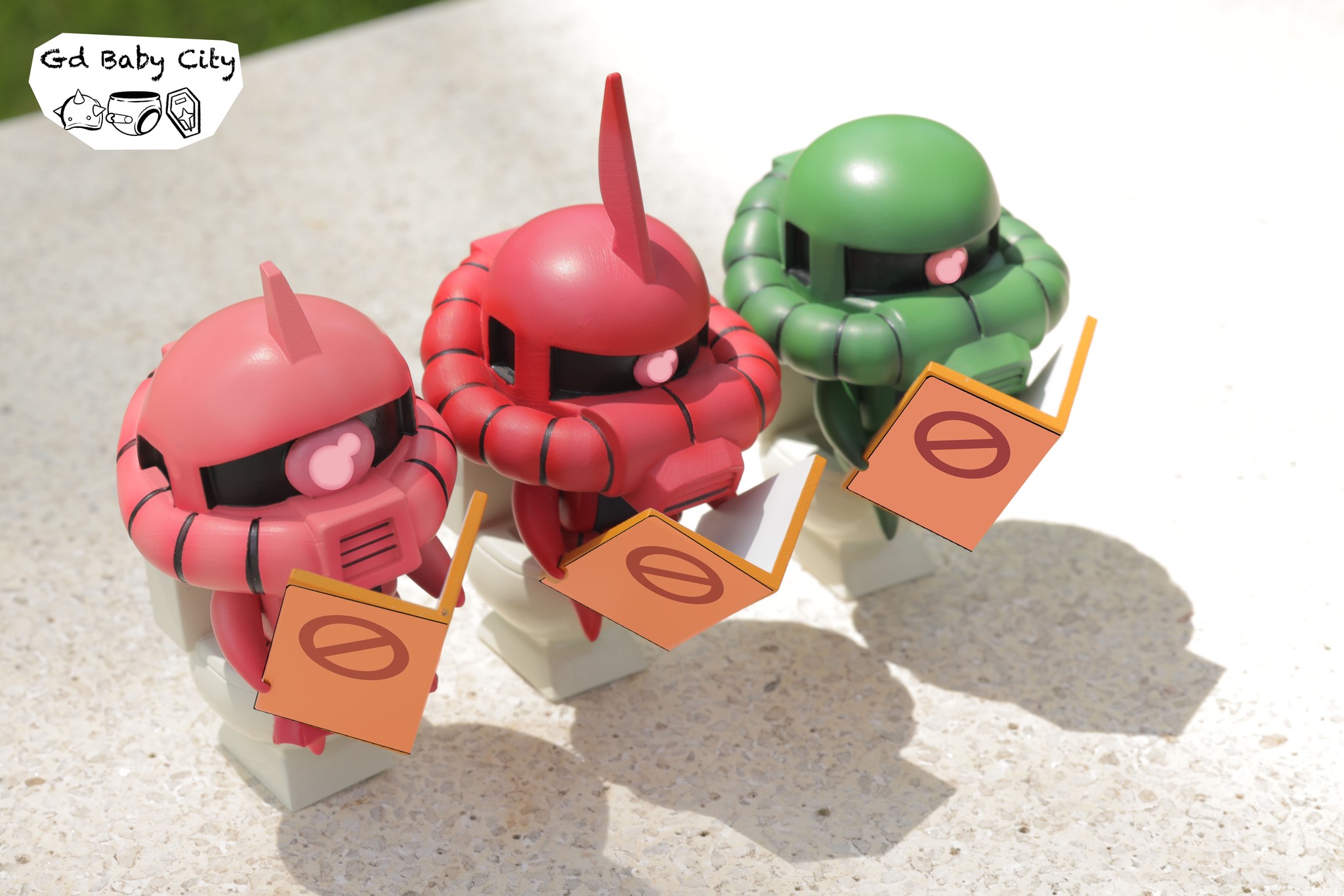 Mini Zaku - Toilet Series
