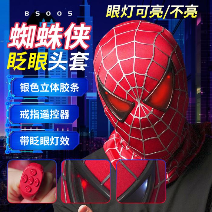 Wearable Helmet Red Spider