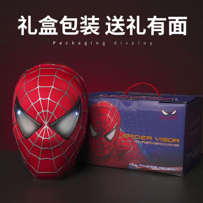 Wearable Helmet Red Spider