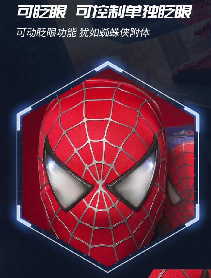 Wearable Helmet Red Spider