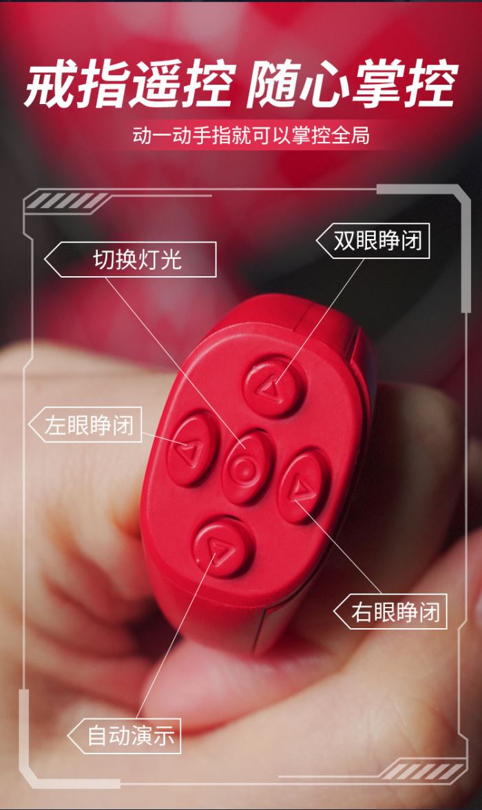 Wearable Helmet Red Spider