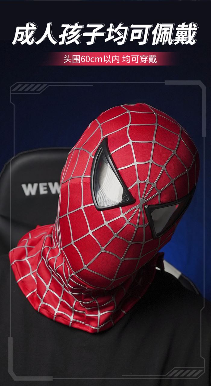 Wearable Helmet Red Spider