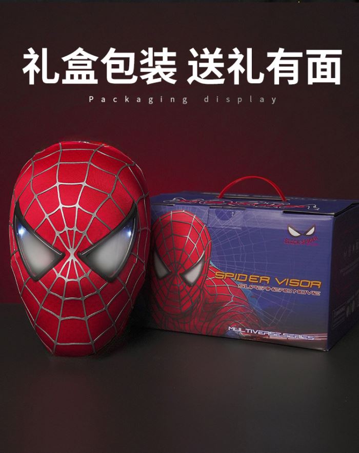 Wearable Helmet Red Spider