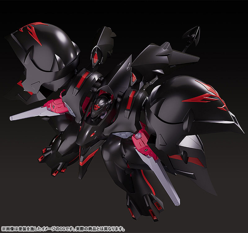 MODEROID Martian Successor Nadesico: Prince of Darkness Black Sarena