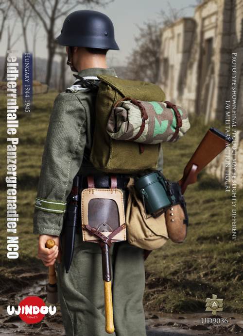 WWII German Commander in Chief Panzergrenadier Sergeant Hungary 1944-1945 1/6