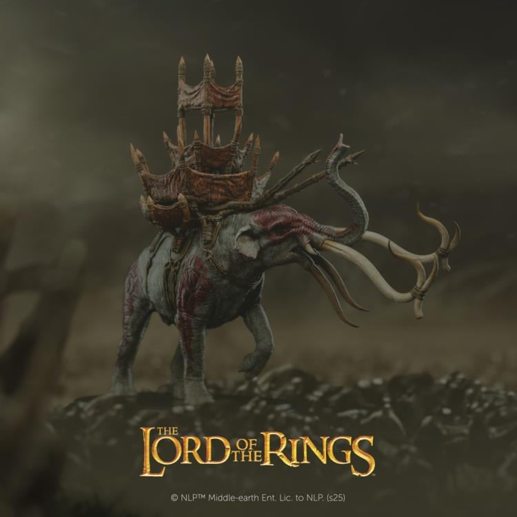 MUMAK IN BATTLE Minitature Statue