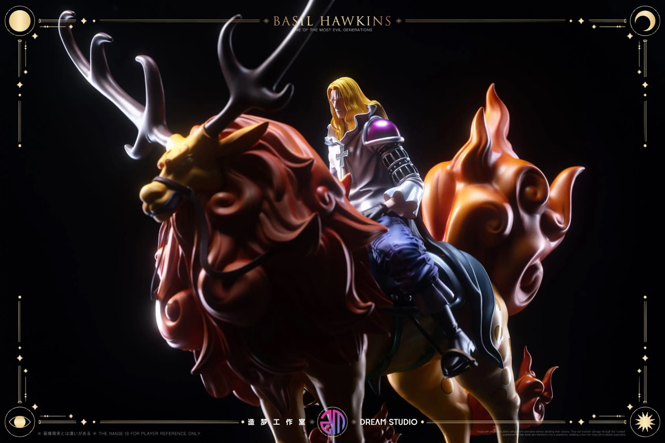 Onigashima Deer-Riding Hawkins - One Piece