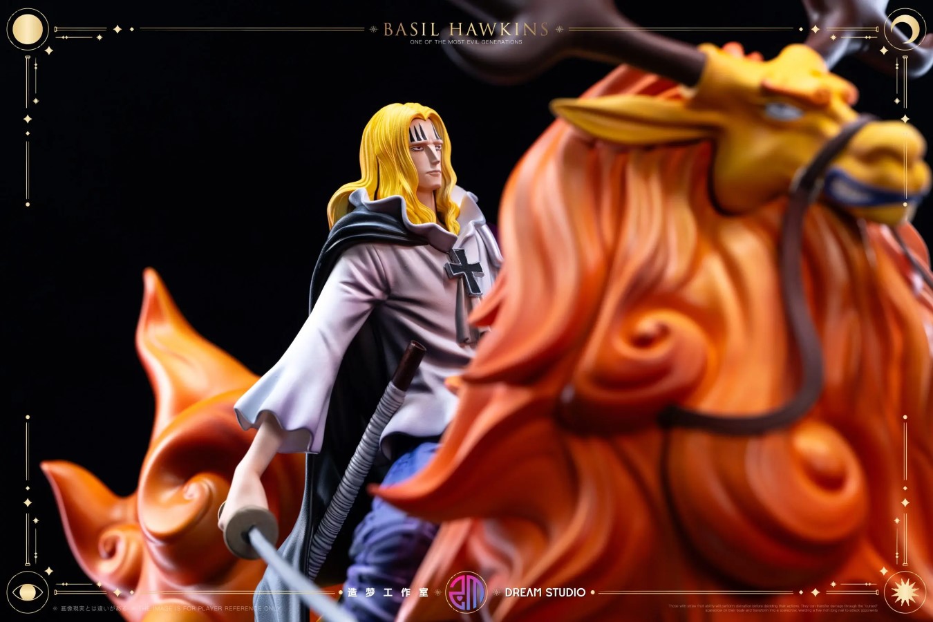 Onigashima Deer-Riding Hawkins - One Piece