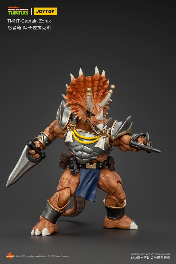 TMNT Ninja Turtles - Captain Zorax/Lieutenant Zorke/Taserant Soldier/Casey Jones 1/18