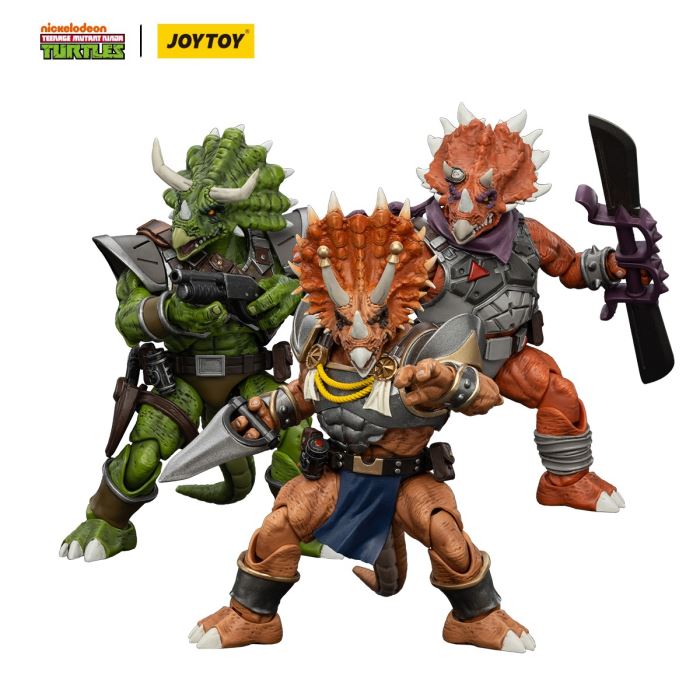 TMNT Ninja Turtles - Captain Zorax/Lieutenant Zorke/Taserant Soldier/Casey Jones 1/18