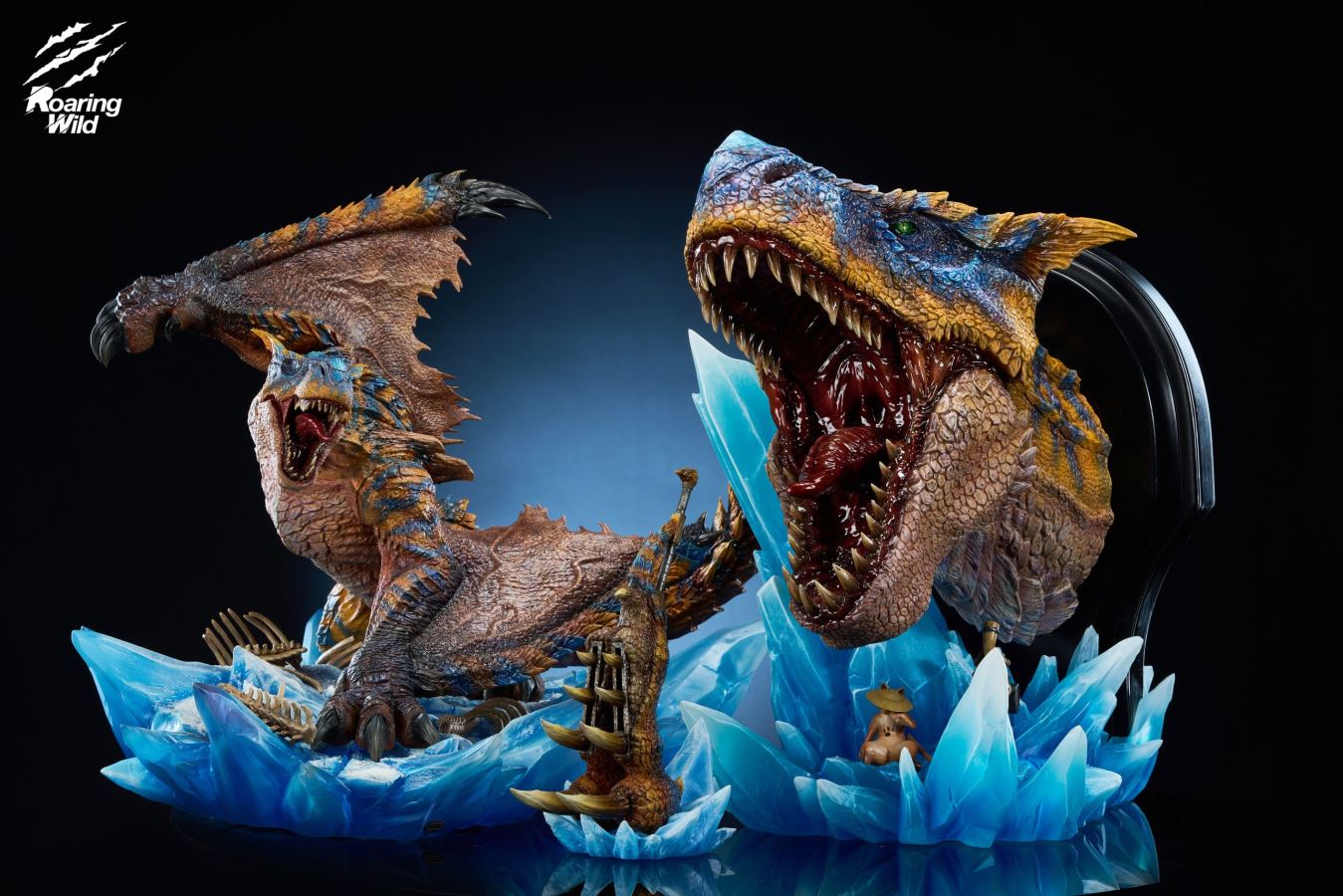 Tigrex Head Carving - Monster Hunter