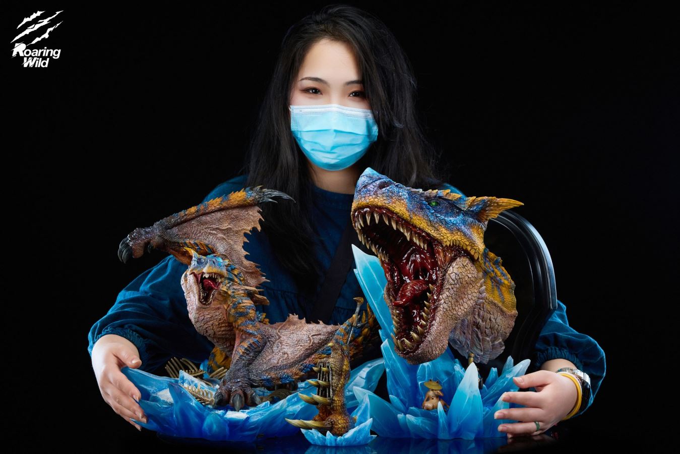 Tigrex Head Carving - Monster Hunter