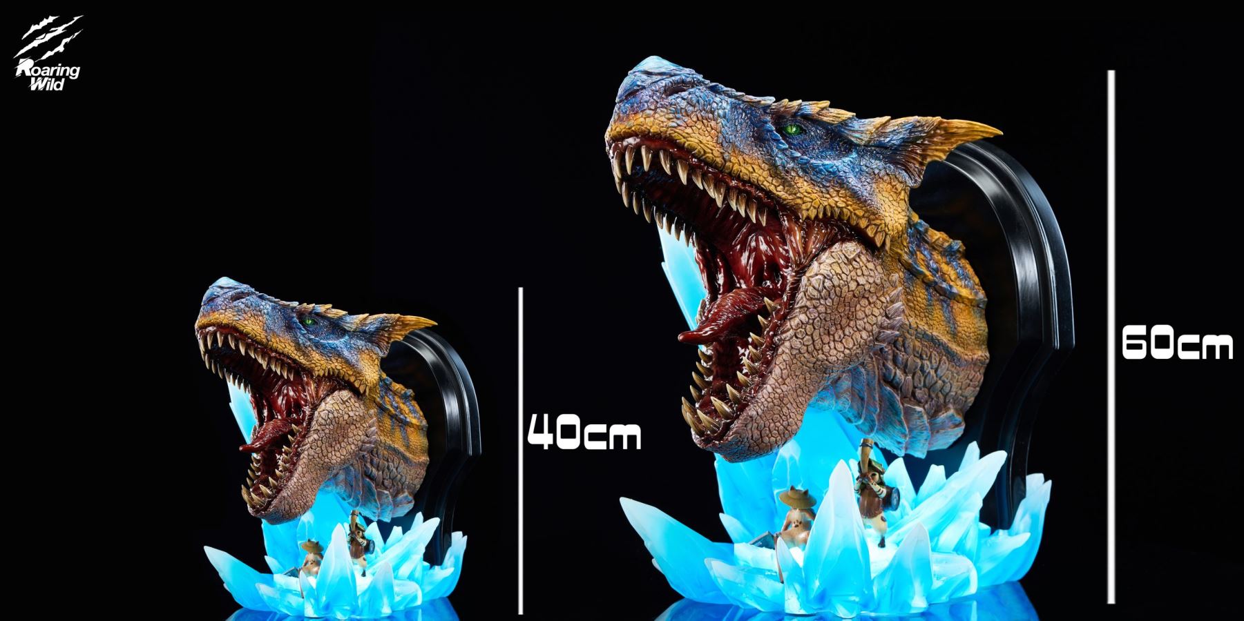 Tigrex Head Carving - Monster Hunter