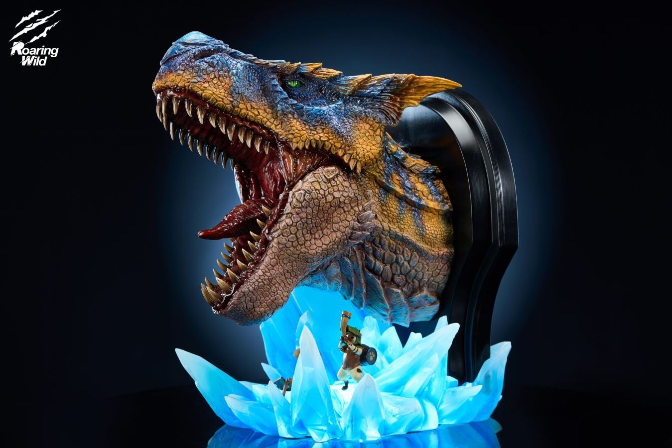 Tigrex Head Carving - Monster Hunter