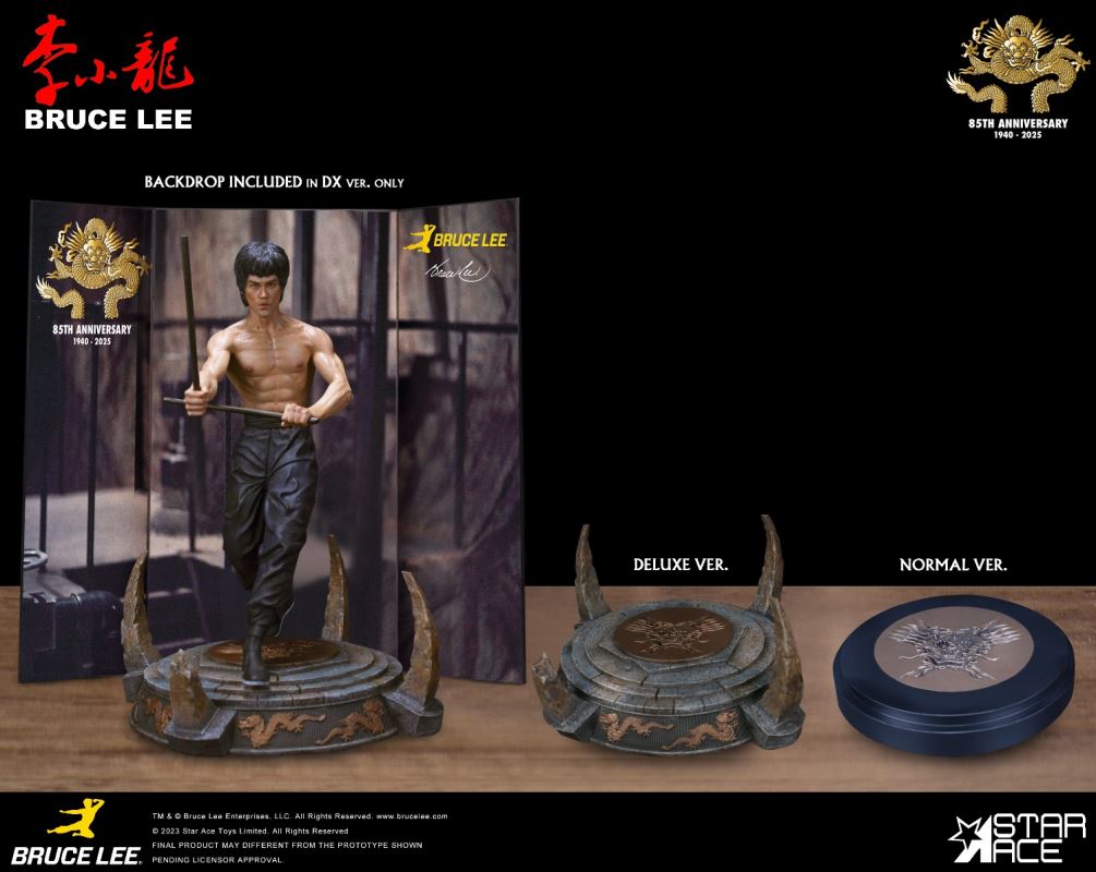Bruce Lee - Calico Stick Statue