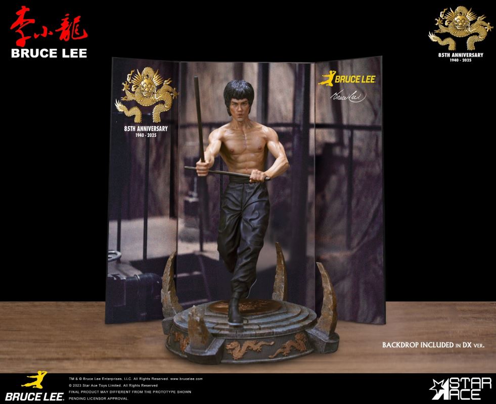 Bruce Lee - Calico Stick Statue