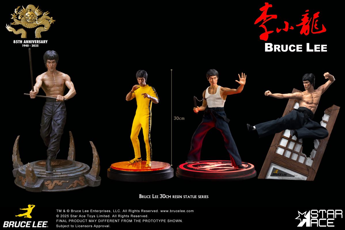 Bruce Lee - Calico Stick Statue
