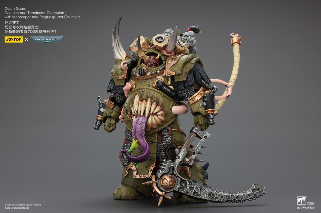 Warhammer 40K Series - Deathguard - Death Shroud Terminator Warrior