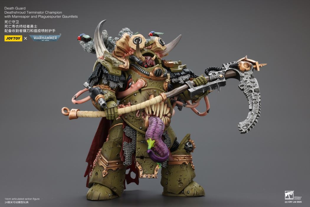 Warhammer 40K Series - Deathguard - Death Shroud Terminator Warrior