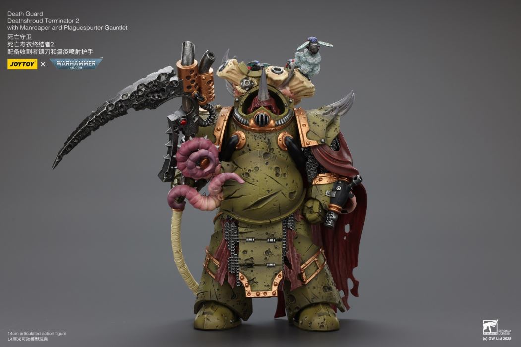 Warhammer 40K Series - Deathguard - Death Shroud Terminator Warrior