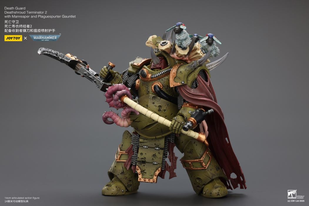 Warhammer 40K Series - Deathguard - Death Shroud Terminator Warrior