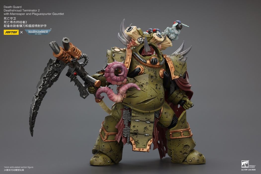 Warhammer 40K Series - Deathguard - Death Shroud Terminator Warrior