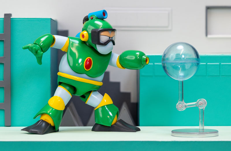 Mega Man / Bubble Man / Wood Man Action Figure 1/12 