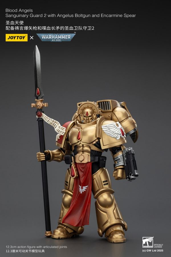 Fallen Lord Cypher / Captain of the 5th Company of the Sons of Horus / Blood Angels Sanguinary Guard 3-Man Set 1/18