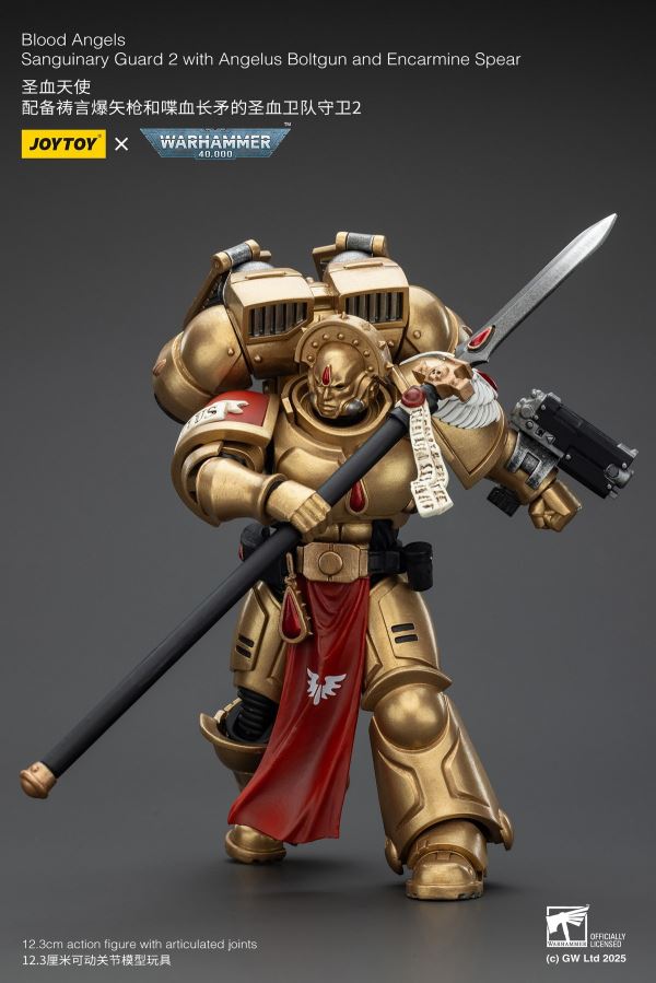 Fallen Lord Cypher / Captain of the 5th Company of the Sons of Horus / Blood Angels Sanguinary Guard 3-Man Set 1/18