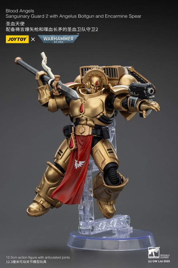 Fallen Lord Cypher / Captain of the 5th Company of the Sons of Horus / Blood Angels Sanguinary Guard 3-Man Set 1/18