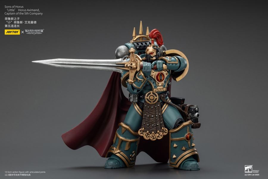 Fallen Lord Cypher / Captain of the 5th Company of the Sons of Horus / Blood Angels Sanguinary Guard 3-Man Set 1/18