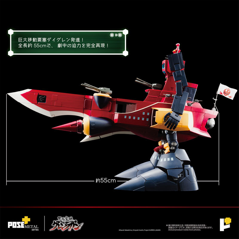 POSE+METAL Series Gurren Lagann Dai-Gurren