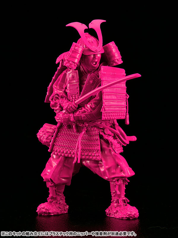 PLAMAX 1/12 Kamakura Period Armored Warrior: Pink Color Edition
