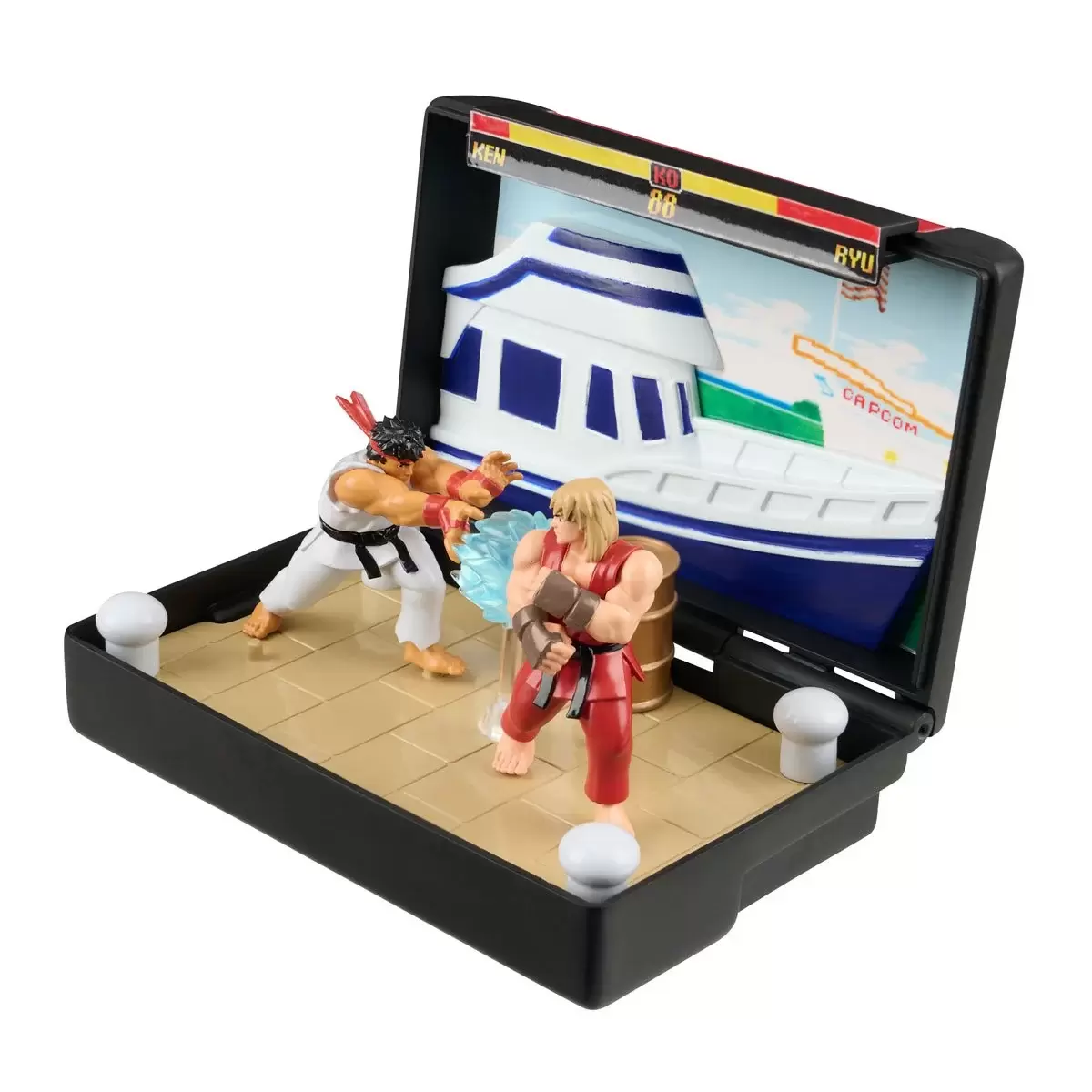 Sega Mega Drive Street Fighter II Cartridge Diorama Playset