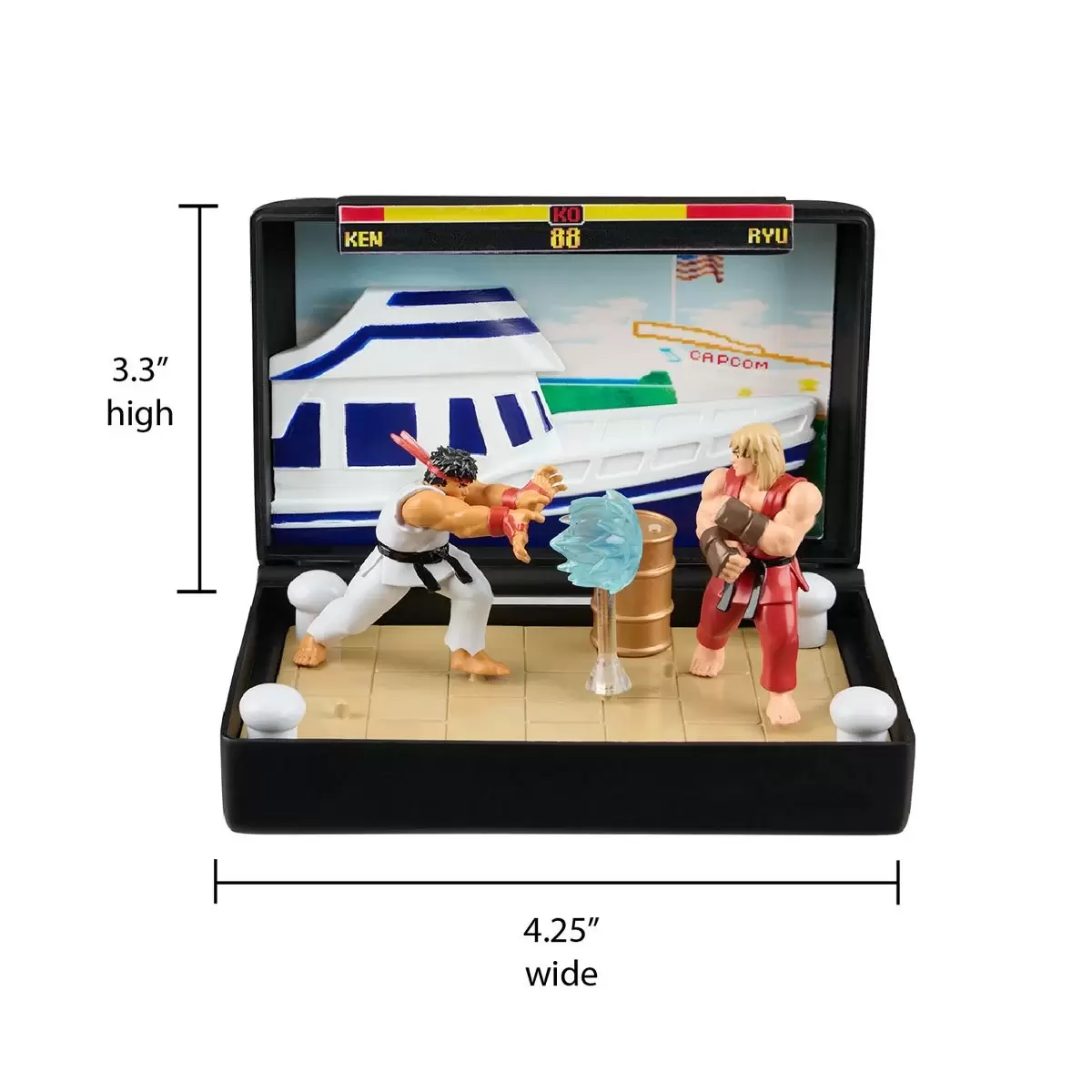 Sega Mega Drive Street Fighter II Cartridge Diorama Playset