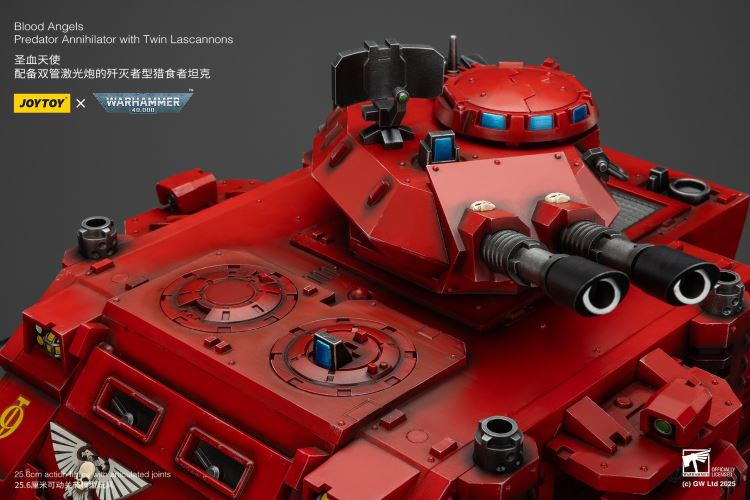 Blood Angels - Predator Tank/Arbiter/Redeemer Dreadnought/IX Legion Primarch 1/18