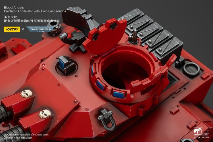 Blood Angels - Predator Tank/Arbiter/Redeemer Dreadnought/IX Legion Primarch 1/18