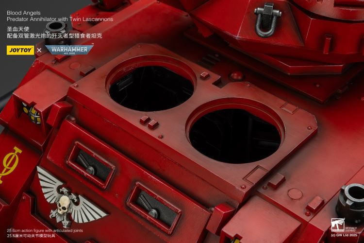 Blood Angels - Predator Tank/Arbiter/Redeemer Dreadnought/IX Legion Primarch 1/18