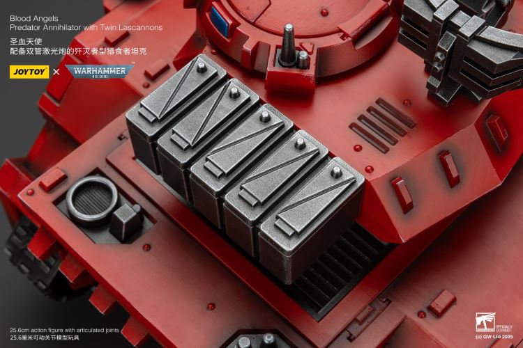 Blood Angels - Predator Tank/Arbiter/Redeemer Dreadnought/IX Legion Primarch 1/18