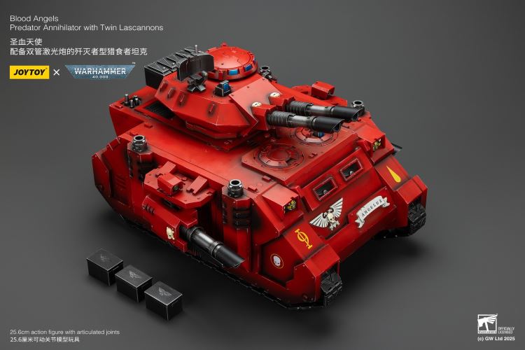 Blood Angels - Predator Tank/Arbiter/Redeemer Dreadnought/IX Legion Primarch 1/18