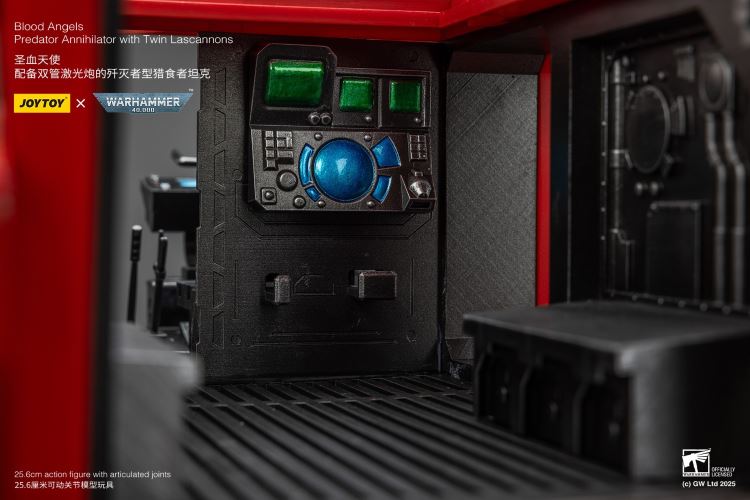 Blood Angels - Predator Tank/Arbiter/Redeemer Dreadnought/IX Legion Primarch 1/18