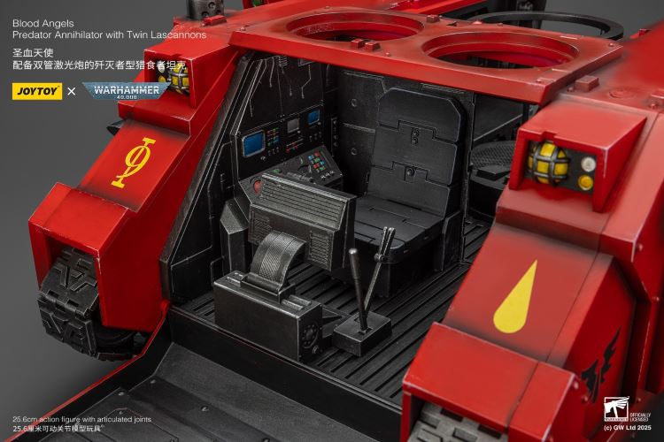 Blood Angels - Predator Tank/Arbiter/Redeemer Dreadnought/IX Legion Primarch 1/18