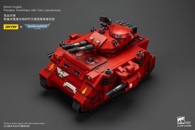 Blood Angels - Predator Tank/Arbiter/Redeemer Dreadnought/IX Legion Primarch 1/18