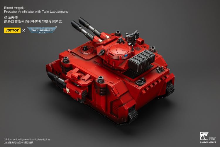 Blood Angels - Predator Tank/Arbiter/Redeemer Dreadnought/IX Legion Primarch 1/18