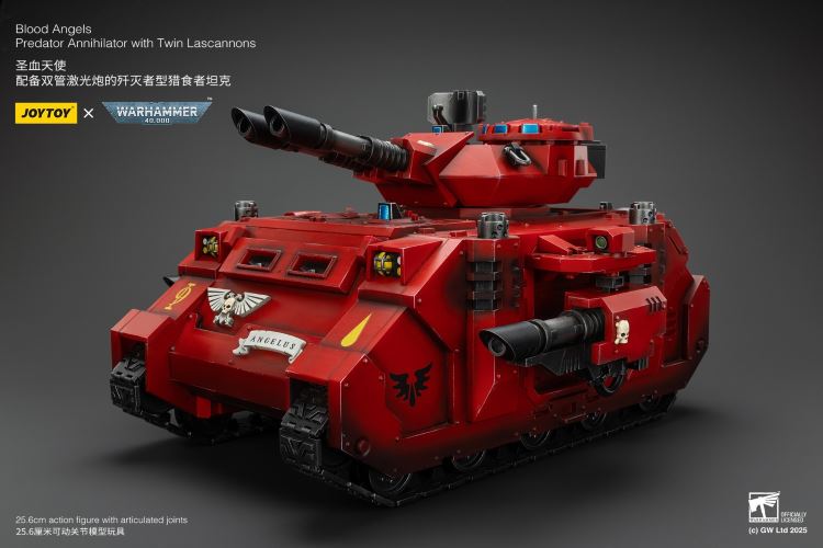 Blood Angels - Predator Tank/Arbiter/Redeemer Dreadnought/IX Legion Primarch 1/18