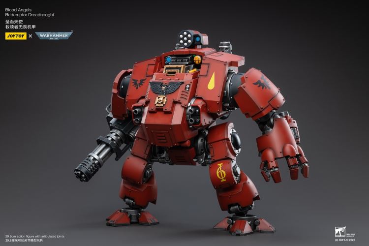 Blood Angels - Predator Tank/Arbiter/Redeemer Dreadnought/IX Legion Primarch 1/18