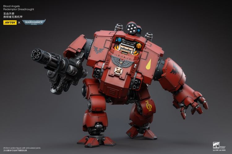 Blood Angels - Predator Tank/Arbiter/Redeemer Dreadnought/IX Legion Primarch 1/18