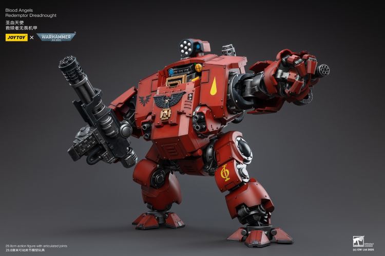 Blood Angels - Predator Tank/Arbiter/Redeemer Dreadnought/IX Legion Primarch 1/18