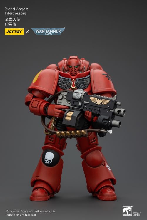 Blood Angels - Predator Tank/Arbiter/Redeemer Dreadnought/IX Legion Primarch 1/18